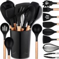 PRZYBORY KUCHENNE SILIKONOWE ZESTAW PRZYBORÓW KUCHENNYCH AKCESORIA 12 EL