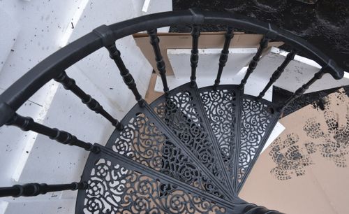 SCHODY KRĘCONE FI 1,72 M - WZÓR NR 1 - 2 TRALKI NA STOPNIU na Arena.pl