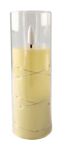 Świeca LED z łańcuchem LED SUBITO GC711 D55H150 kość słoniowa (267) na Arena.pl