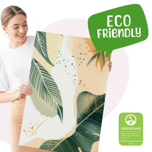 Obrazy Na Płótnie Set Boho Liście Tropikalne Monstery Bananowce 90cm x 40cm na Arena.pl