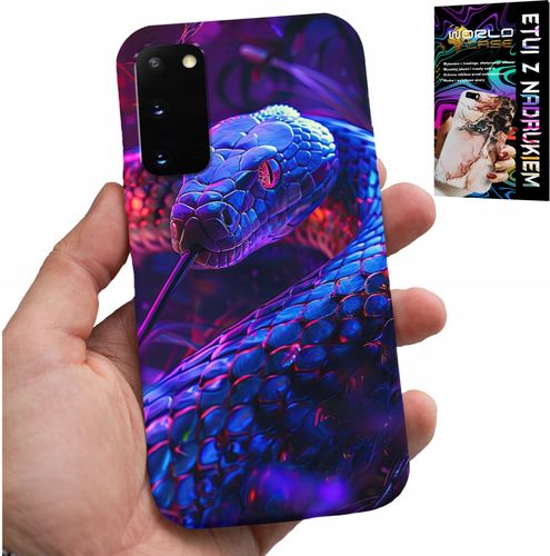 ETUI DO SAMSUNG GALAXY S20 - WĄŻ KOBRA GRZECHOTNIK GADY CASE + FOLIA na Arena.pl