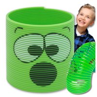 sprężyna dla dzieci magiczna sprężynka magic springs emoji zielona