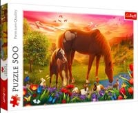 puzzle 500 konie na łące 37451