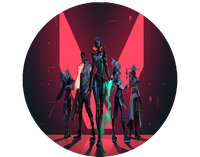 Opłatek na tort Valorant