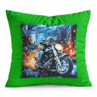 PODUSZKA ZIELONA PREZENT - MOTOR MOTOCYKL