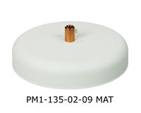 PODSUFITKA BIAŁA MASKOWNICA Z MIEDZIĄ 1 OTWÓR 135mm