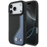 Etui BMW M Carbon Logo MagSafe do iPhone 17 Pro niebieski