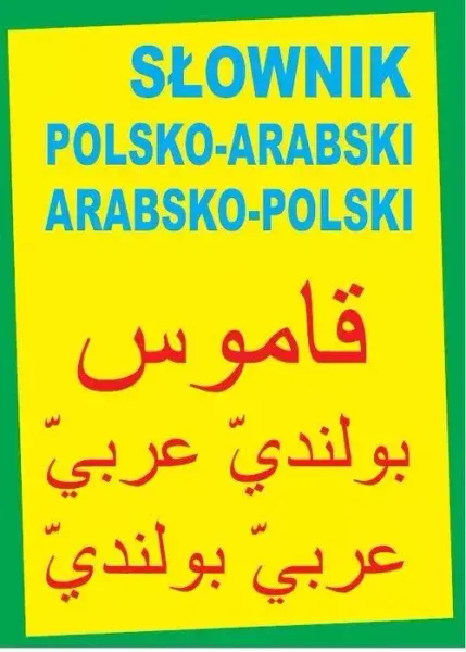 Słownik polsko-arabski, arabsko-polski zdjęcie 1