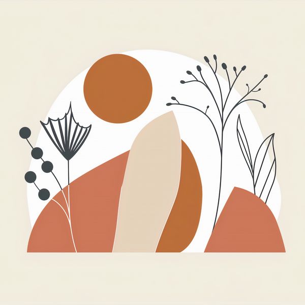Plakat 30x30cm Organiczny Splot zdjęcie 1