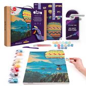 Okto Zestaw Kreatywny Do Malowania I Modelowania 3D ”Lot Balonem”  30009