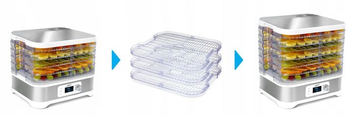 Suszarka do Grzybów OWOCÓW Warzyw Yoer Timer INOX zdjęcie 15