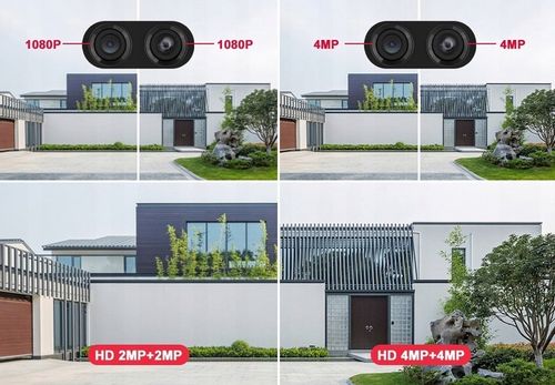 Zewnętrzna obrotowa kamera IP 2w1 8X ZOOM 2x 4MPx WIFI 2K na Arena.pl