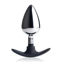 xr brands metalowy korek z silikonową bazą duży, hipoalergiczny