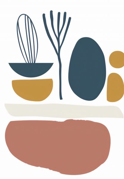 Plakat 68x98cm Stylowa Roślinność zdjęcie 1