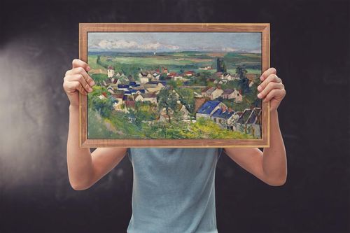 Auvers, Panoramic View, Paul Cézanne - plakat 50x40 cm na Arena.pl