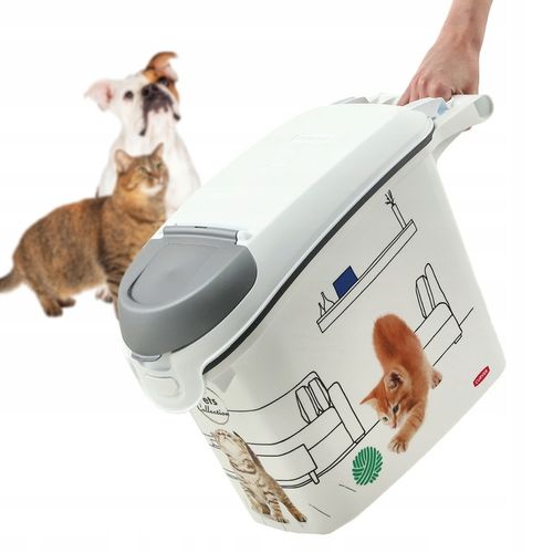 CURVER POJEMNIK NA KARMĘ ŻWIREK DLA KOTA 6kg 15L na Arena.pl