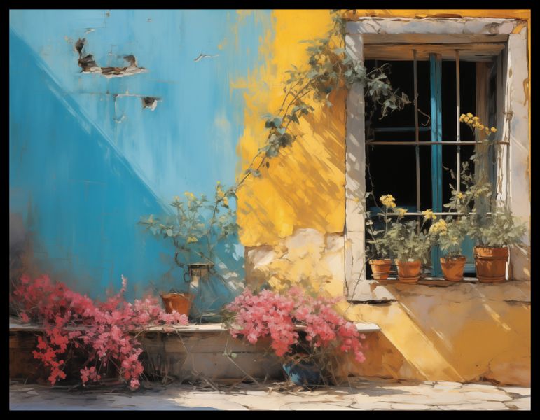 Plakat 65x50cm Słoneczna Ulica zdjęcie 2