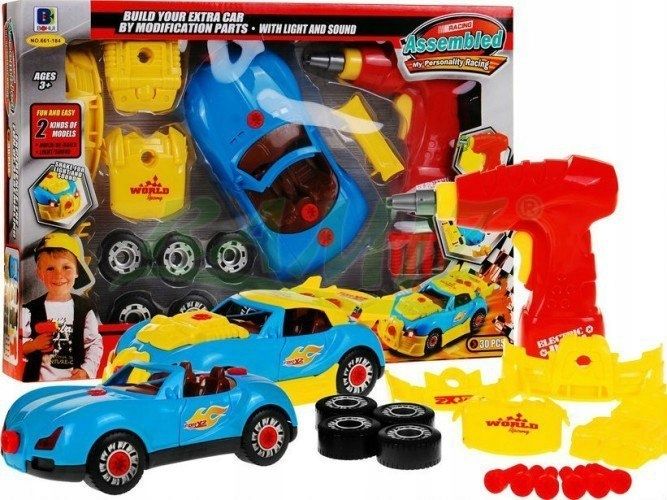 WYŚCIGÓWKA AUTO DO SKRĘCANIA WKRĘTARKA SAMOCHÓD zdjęcie 1