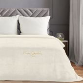 Ekskluzywny koc CLARA 160X220 Pierre Cardin kremowy