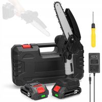 PIŁA ŁAŃCUCHOWA AKUMULATOROWA PILARKA 6" 2x AKUMULATOR 21V + WALIZKA