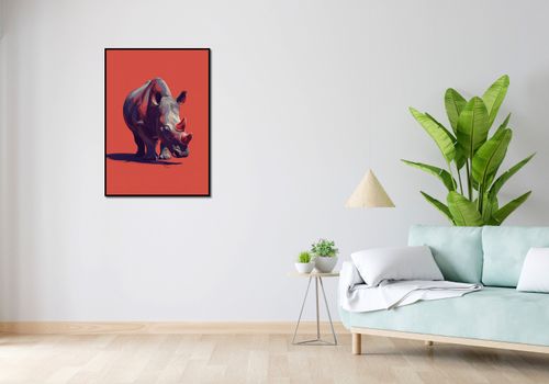 Plakat 64x90cm Marszujący Gigant na Arena.pl