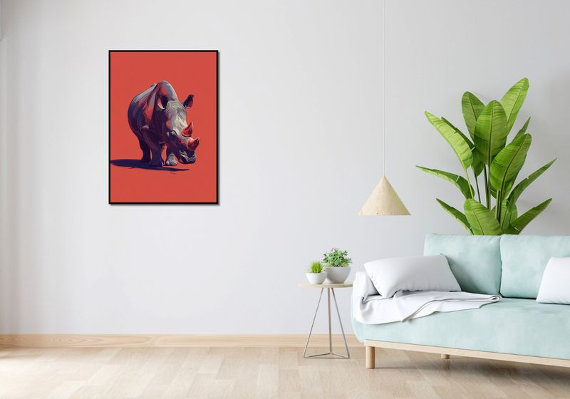 Plakat 64x90cm Marszujący Gigant zdjęcie 4