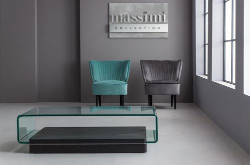 MASSIMI Fotel Bonea szary na Arena.pl