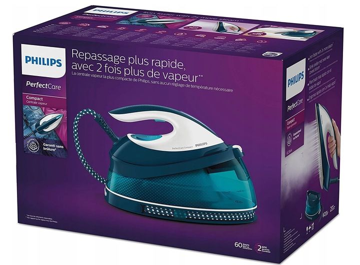 PHILIPS GC7844/20 - PerfectCare Compact - Żelazko z generatorem pary zdjęcie 7