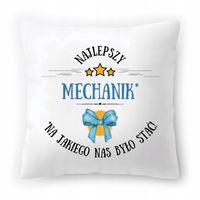 Poduszka Dla Mechanika Na Urodziny Na Prezent Z Nadrukiem Ze Zdjęciem