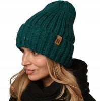 CIEPŁA czapka DAMSKA stylowa ZIMOWA wełna POLSKI produkt ZIMA modny