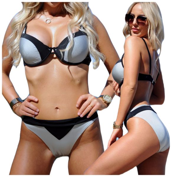 DWUCZĘŚCIOWY STRÓJ KĄPIELOWY BIKINI KOSTIUM L zdjęcie 1