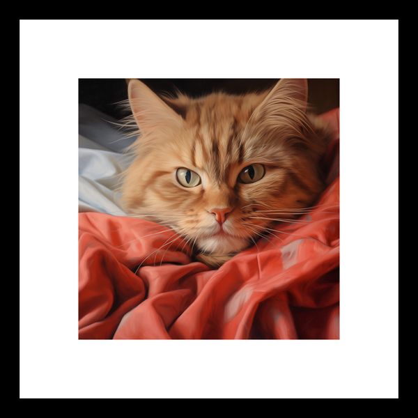 Plakat 20x20cm Mruczący Spokój zdjęcie 3