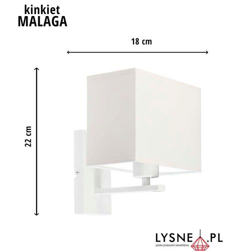 Ścienna lampka nocna MALAGA na Arena.pl