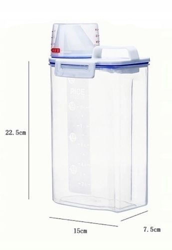 POJEMNIK PUDEŁKO na KARMĘ z MIARKĄ dla PSA KOTA 2L na Arena.pl