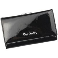 Portfel damski skórzany PIERRE CARDIN 02 LEAF 108 Czarny