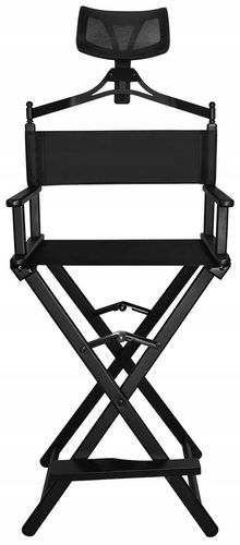 krzesło do makijażu aluminiowe z zagłówkiem na Arena.pl