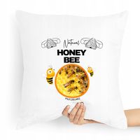 Poduszka Prezent Dla Pszczelarza Honeybee Z Nadrukiem Ze Zdjęciem