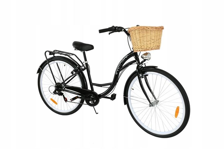 DAMSKI ROWER MIEJSKI 28 EVERMORE 7 SHIMANO CZARNY zdjęcie 3