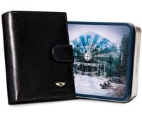 portfel skórzany ptn 317z-p black