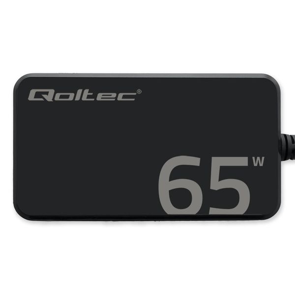 Qoltec Ładowarka GaN 65W USB-C PD do Laptopa MacBook zdjęcie 12