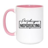 Duży Biało-Różowy 450 ml