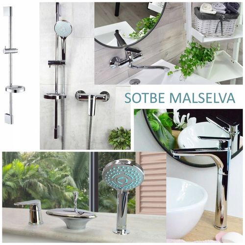 Bateria wannowa ścienna z ruchomą wylewką Kran do wanny z prysznicem SOTBE na Arena.pl