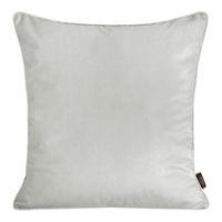 Poszewka dwustronna VELVET LEN 45X45 szara naturalna