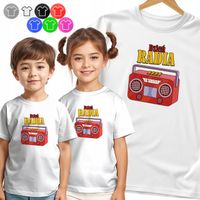 KOSZULKA DZIECIĘCA NA DZIEŃ RADIA DNI SZKOLNE PRZEDSZKOLNE RADIO - 134 M