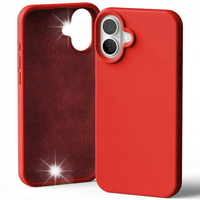Mercury Silicone iPhone 16 Plus6,7 czerwony/red