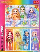 puzzle 2x200 tęczowe lalki rainbow high 13335
