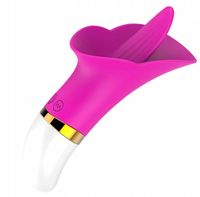 WIBRATOR DO ROBIENIA MINETKI Z JĘZYKIEM SEX ORGAZM