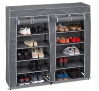 Szafka na buty Relaxdays 115 x 107 x 30 cm antracyt, czarny