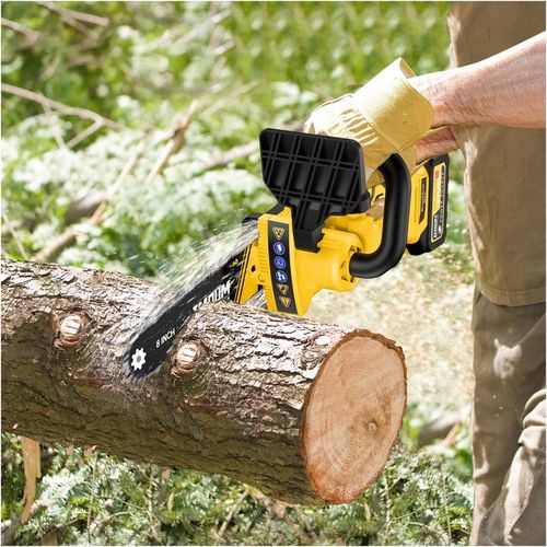 MINI PIŁA ŁAŃCUCHOWA AKUMULATOROWA PILARKA 8" DWA AKUMULATORY ZESTAW na Arena.pl