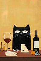 Plakat 67,5x100cm Gastronomiczna Uczta